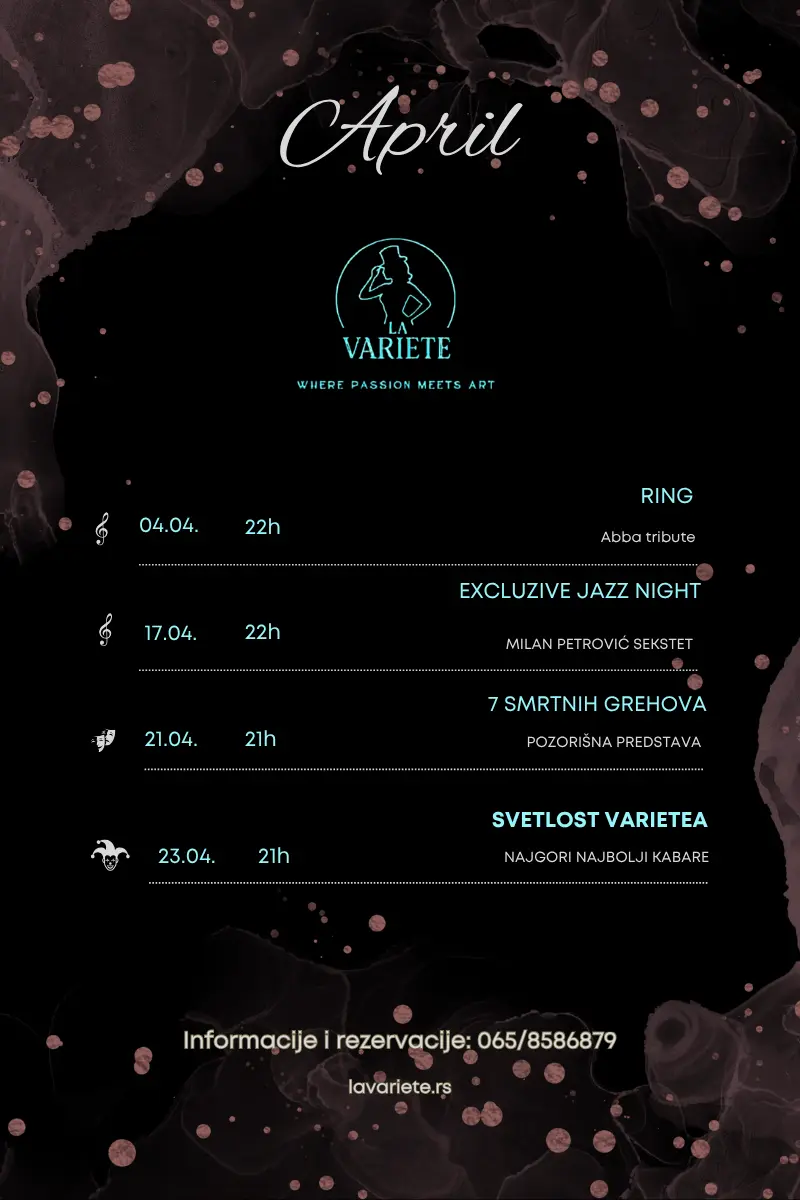 april repertoar la variete